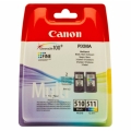 Картридж CANON PG-510+CL-511 к PIXMA MP240/260/320/330 набор цветной +черный