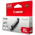 Картридж CANON CLI-471 XL GY  для Pixma MG7740/6840/5740 серый увеличенный
