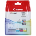 Картридж CANON CLI-521 C/M/Y к PIXMA IP4600 мульти-упаковка 2934B007