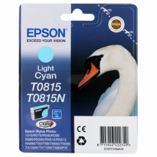 Картридж EPSON T08154A ST R270/R290/RX590 увеличенный светло-синий