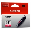 Картридж CANON CLI-451 М стандартный пурпурный для PIXMA iP7240/MG6340