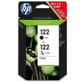 Картридж HP CH561HE + CH562HE Deskjet 2050 № 122 черный + цветной