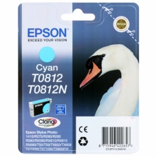 Картридж EPSON T08124A ST R270/R290/RX590 увеличенный синий